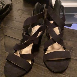 Torrid Black Wedge Heels - 8 Wide
